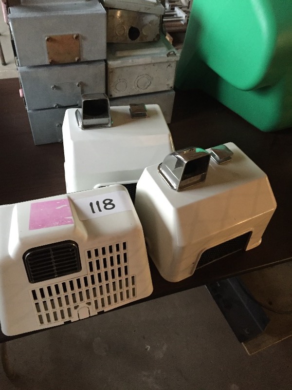 Lot of hand dryers