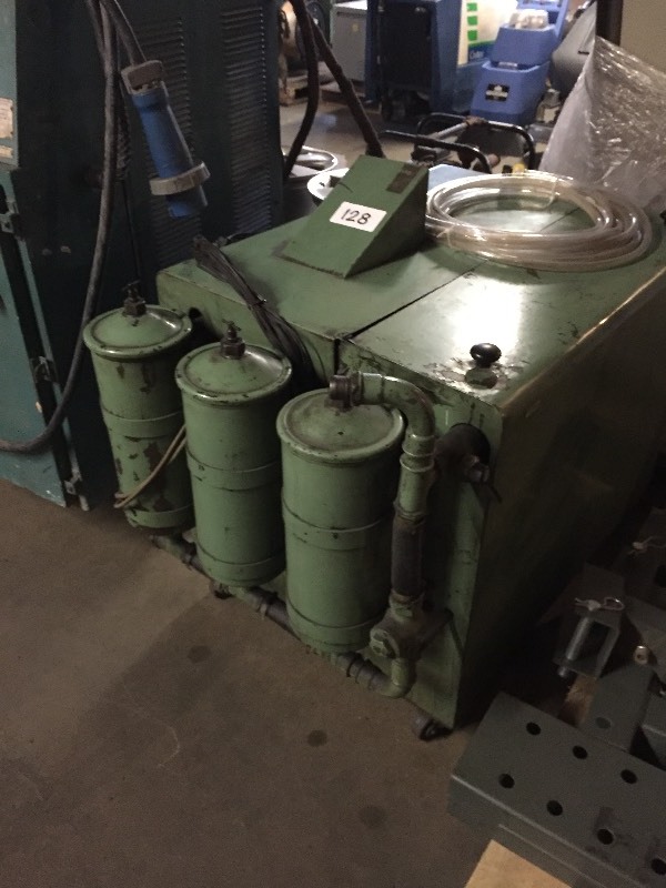 Machine on casters