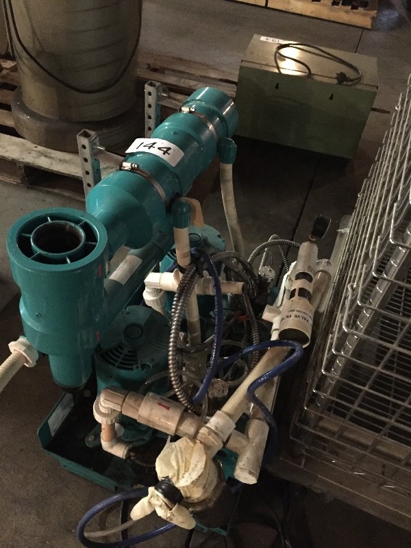 Pump system on casters