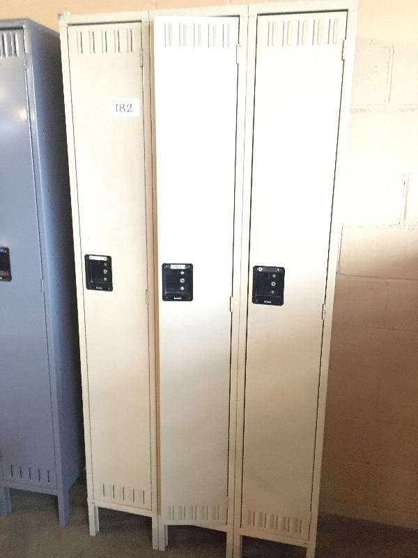 3 locker section