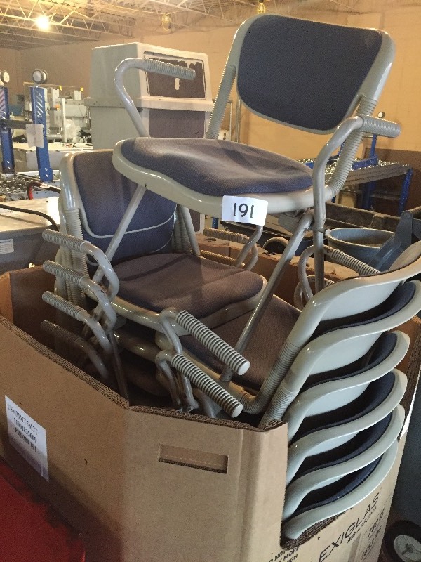Stackable office chairs