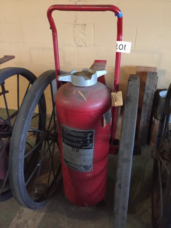 Antique fire hydrant cart