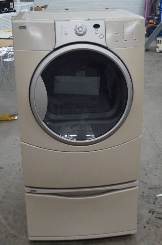lot 2 image: Kenmore Elite Dryer & Pedestal Drawer