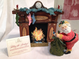 Hallmark Filling the Stockings Figurine Ltd Ed