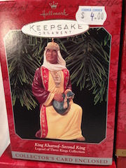 Hallmark King Themed Ornaments