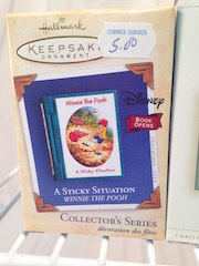 Hallmark Winnie the Pooh Books  Themed Ornaments IIII