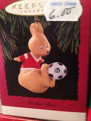 Hallmark & Enesco Soccer Themed Ornaments