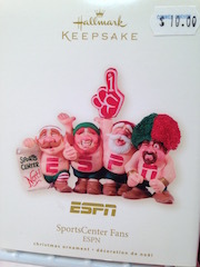 Hallmark Fan Themed Ornaments