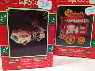 Enesco Cars Theme Ornaments