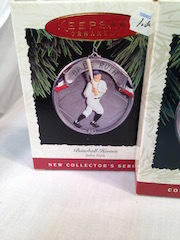 Hallmark Baseball MLB Themed Ornaments