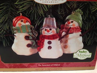 Hallmark Mitford Snowmen Ornaments
