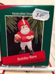 Hallmark & Enesco Football Themed Ornaments