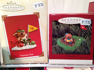 Hallmark Golf Themed Ornaments