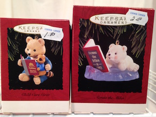 Hallmark Book Themed Ornaments