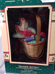 Enesco Cat Themed Ornaments