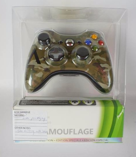 lot 60 image: Xbox 360 Wireless Controller - Camouflage