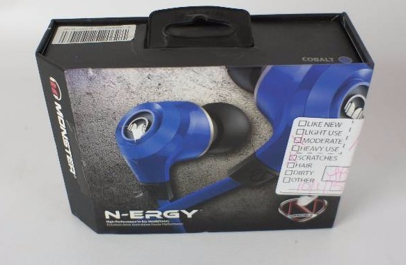 lot 55 image: Monster NCredible NErgy In-Ear Headphones
