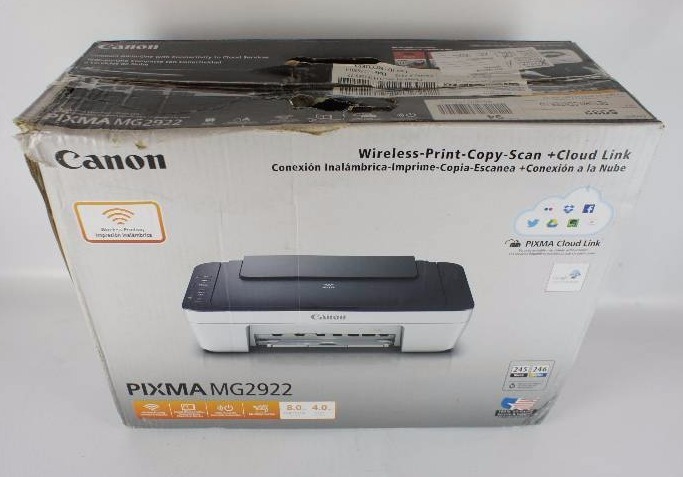 lot 31 image: Canon PIXMA MG2922 Wireless All-In-One Inkjet Printer