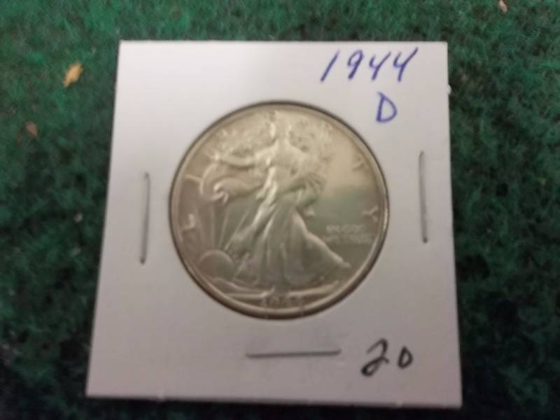 1944 D Walker Half Dollar