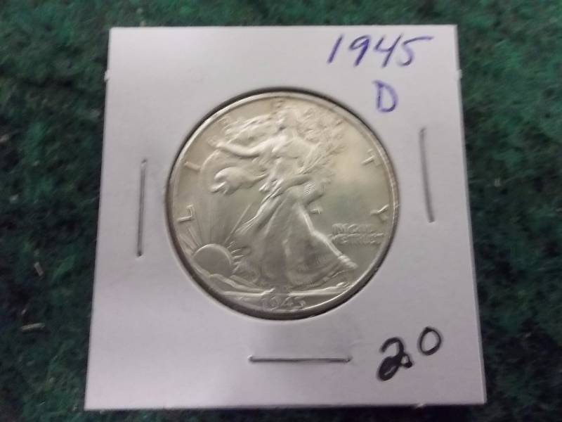 1945 D Walker Half Dollar