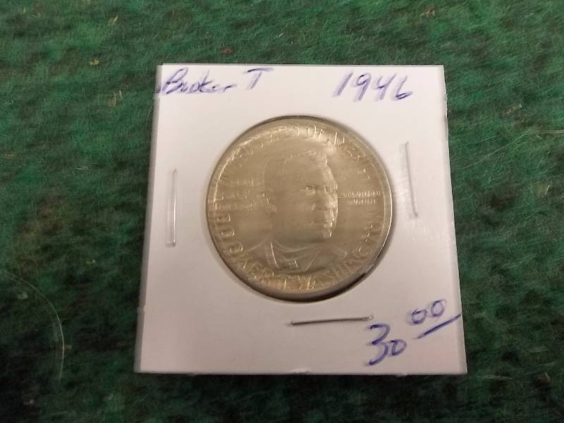 1946 Booker T. Commemorative Silver Half Dollar
