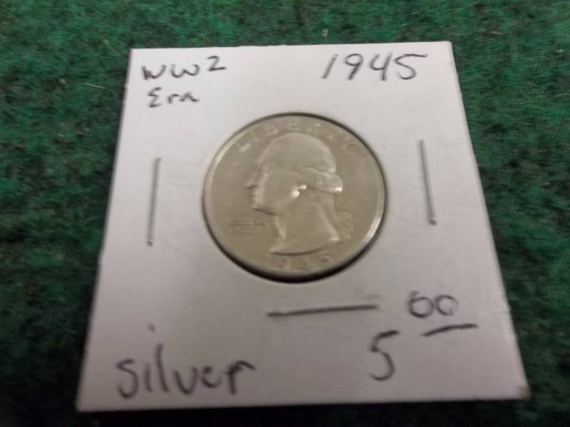 1945 Washington WWII Quarter