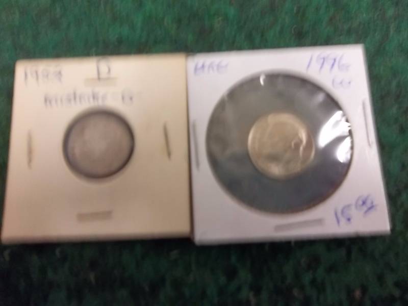 1996 W Roosevelt Dime & 1952 D Mis-Strike