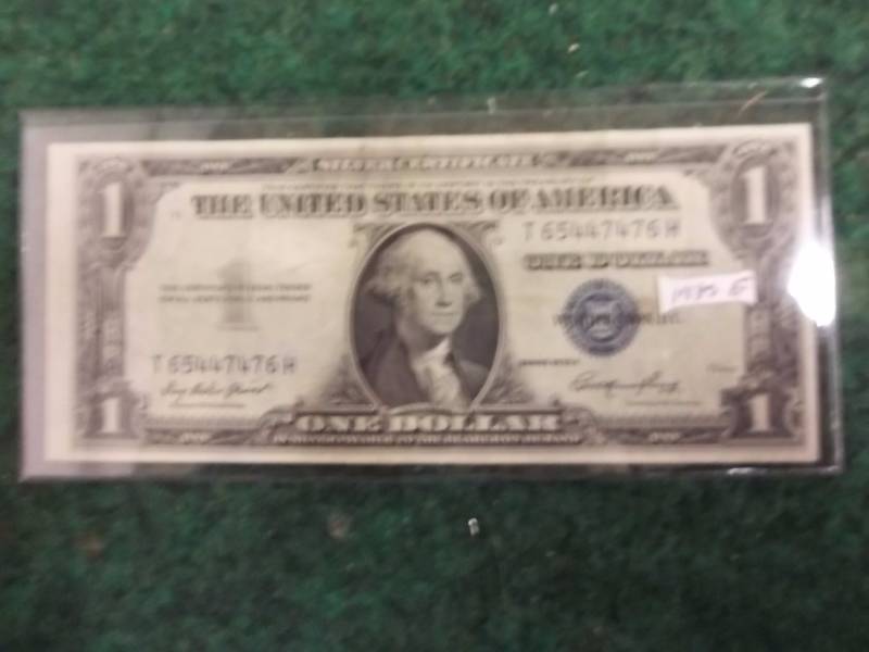 US $1 Silver Certificate Series 1935 E