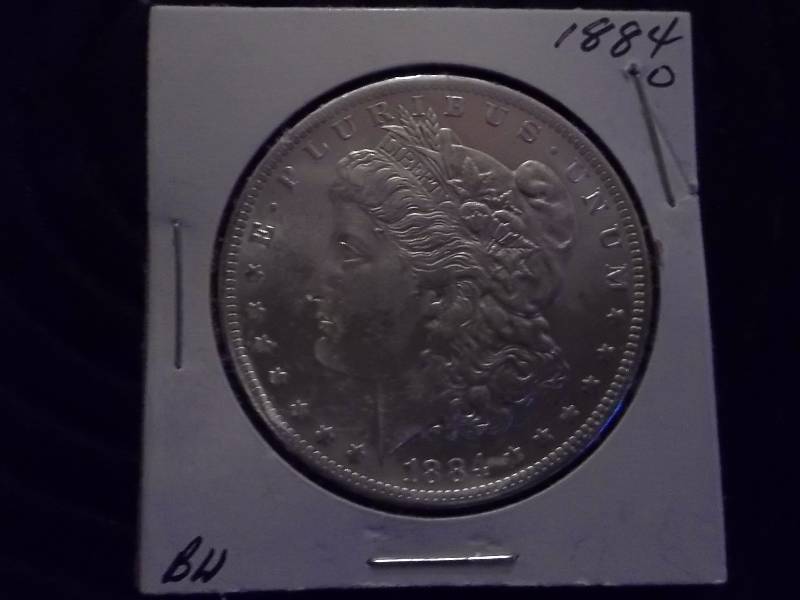 1884 O Morgan Silver Dollar BU