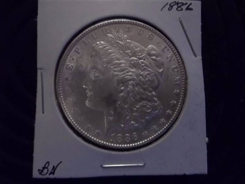 1886 Morgan Silver Dollar BU
