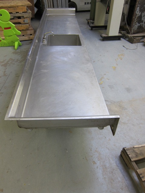 Commercial Sink and Table