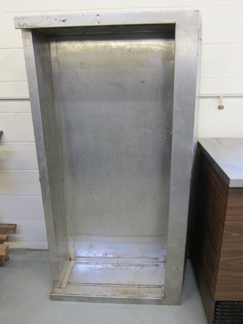 Stainless Refrigerated Cabinet, Sink Counter and Storage