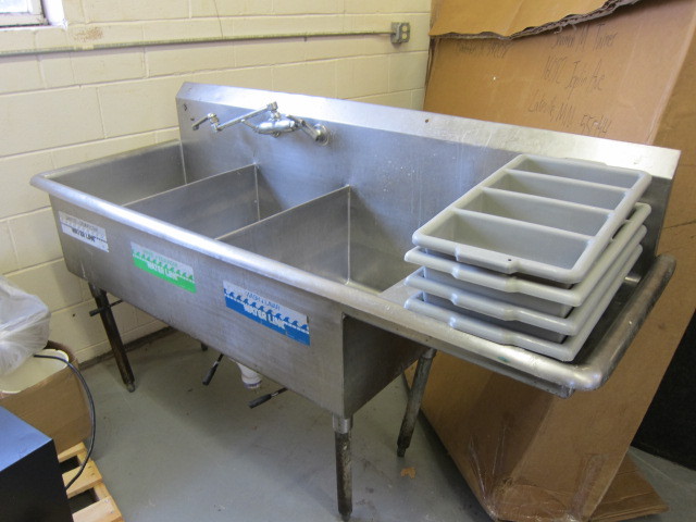 Three Compartment Sink