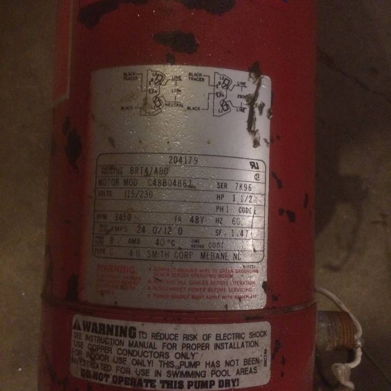 Sprinkler pump