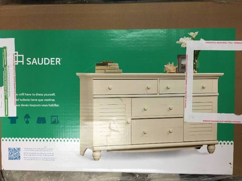 lot 18 image: New Sauder Harborview Dresser retail $339