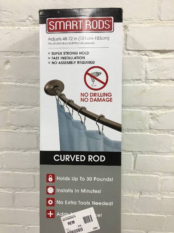 lot 32 image: Smart Curved Shower Rod