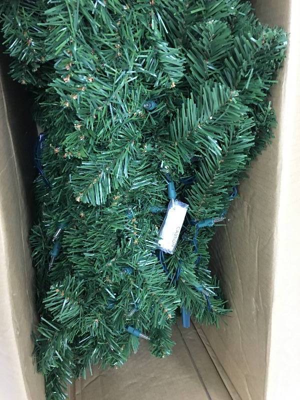lot 60 image: 3-pc. Prelit TreeWreathGarland Set - Clear retail $129