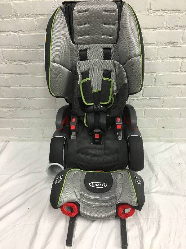 lot 87 image: New Graco Gavit Nautilus 3-in-1 Convertible Car Seat  GrayGreen retail $189