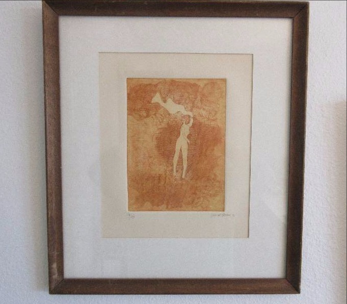 2 Prints by Visual Artist Yuval Golan 1976 & 1977 Limited Editions