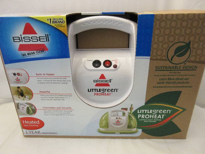 Bissell Little Green Proheat Compact Multipurpose Carpet Cleaner - New in box