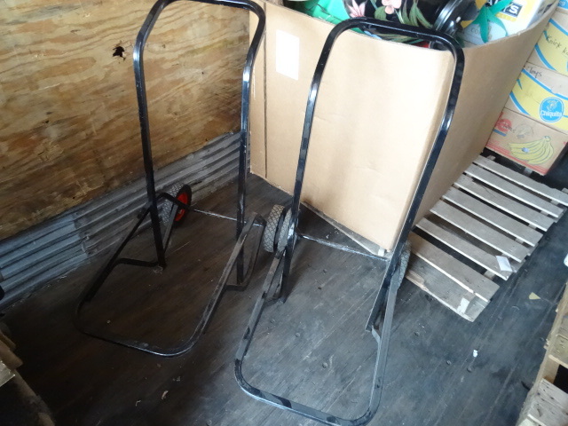 lot 27 image: 2 Chair Carts for Stacking  Chairs