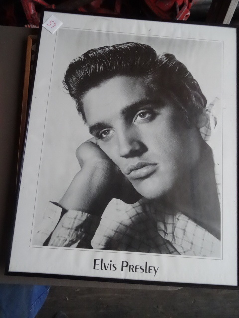 lot 57 image: Elvis Presley Print