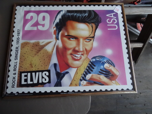 lot 58 image: Elvis Presley Print