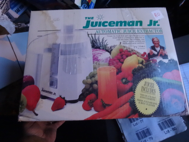 lot 80 image: The Juiceman Jr Auto Juice Extractor