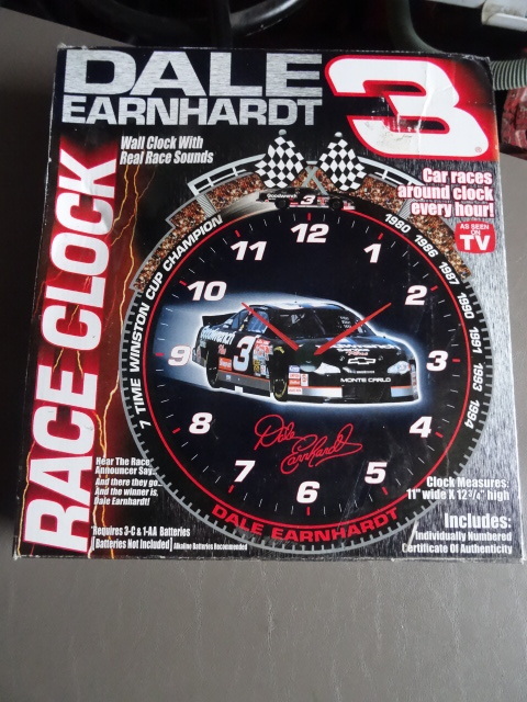 lot 149 image: Dale Earnhardt Collectors Clock