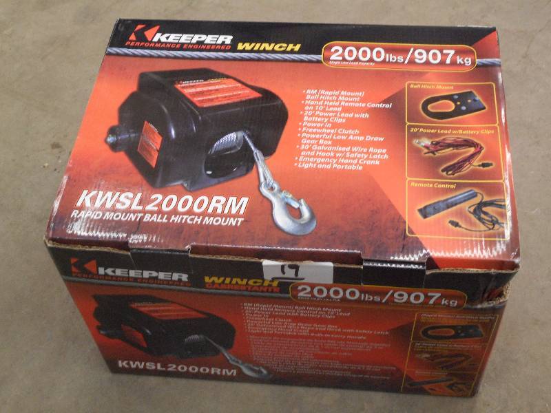 Unused Keeper 2000# Rapid-Mount Bal...
