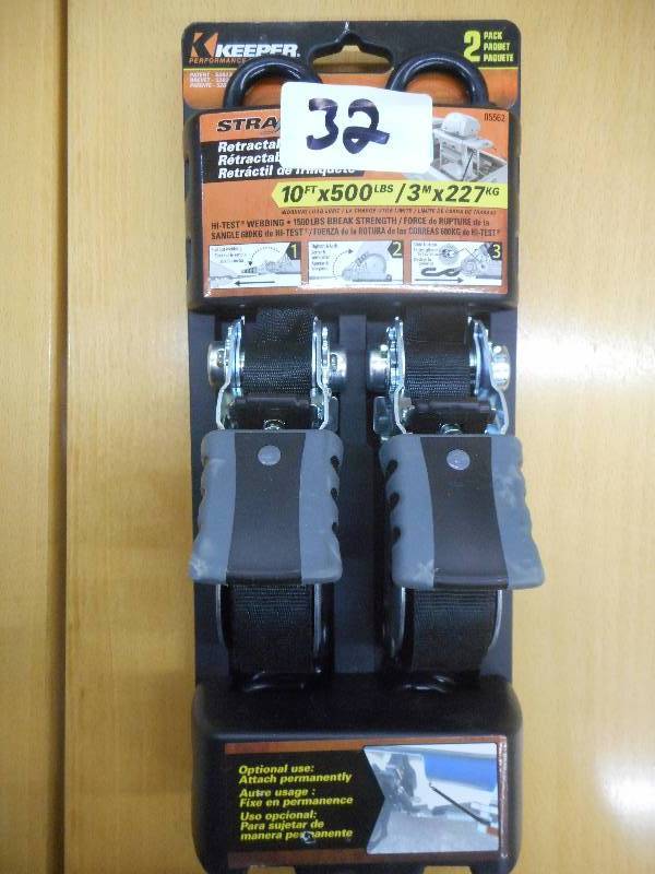 Unused Keeper 2-Pack 10ftx500# Retr...