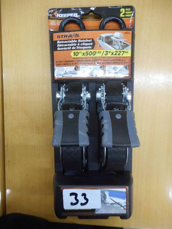 Unused Keeper 2-Pack 10ftx500# Retr...