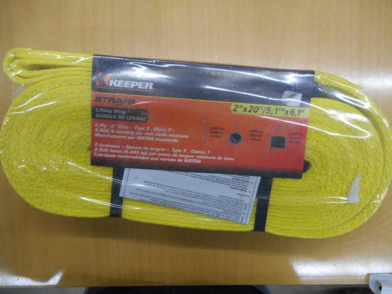 Unused Keeper 2x20 Lifting Sling ...