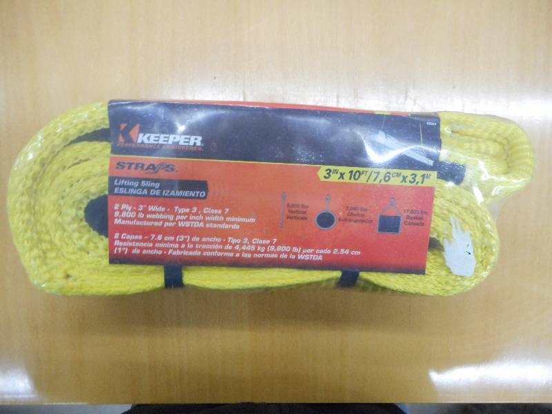 Unused Keeper 3x10 Lifting Sling ...